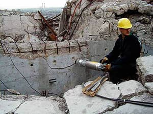 Разрушение бетона в Москве