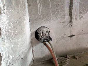 Сверление продухов в бетонных стенах