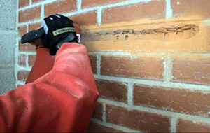 Штробление стены в кирпиче, пеноблоке шириной от 150 до 250 мм